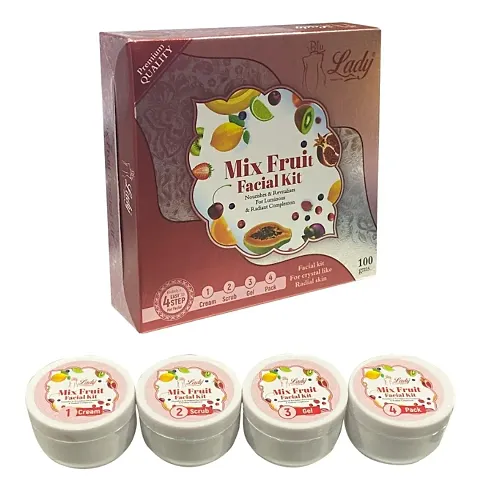 Blu Lady Mix Fruit Facial Kit Multipack