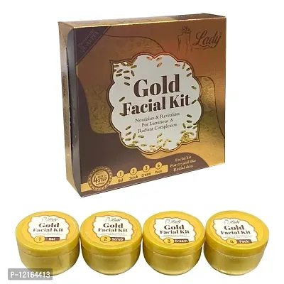 Blu Lady Gold Facial Kit, (100g)