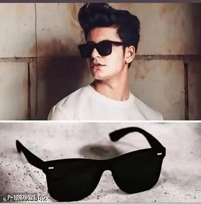 Attractive men black sunglasses pack of 1-thumb0