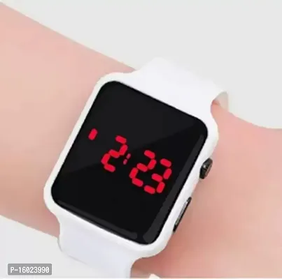 Digital Silicone Square Led Band  M2 Black Led Display Wrist Watch For Kids Digital Led Watch For Boys  Girls (Pack of 2) BUY 1 GET 1 FREE.-thumb3