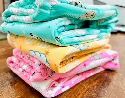 Kids Winter Woolen Printed Pyjama Multicolor (Pack of 3)-thumb1