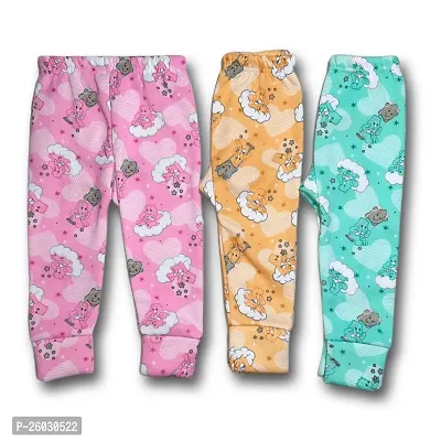 Kids Printed Winter Warm Pyjama (Pack of 3)