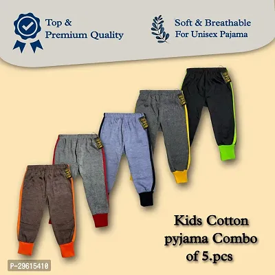 Comfy Cotton Solid Pyjama Pack of 5