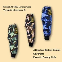 Stylish Polyester Printed Joggers For Kids Pack of 3-thumb2