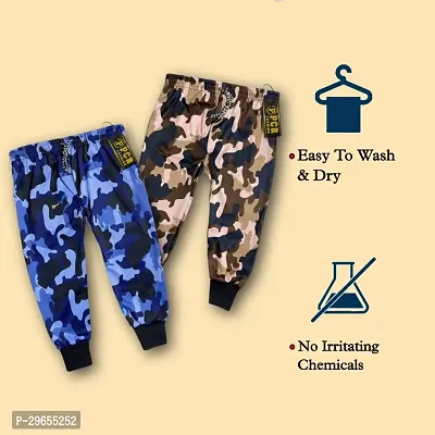 Stylish Polyester Printed Joggers For Kids Pack of 3-thumb4