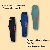 Stylish Polyester Solid Track Pant For Kids Pack of 2-thumb2