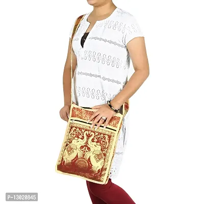 Lalhaveli Women?s Fashion Handbag (Beige,10X15 Inch)-thumb3