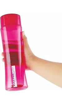 NATURAL LIFE PRODUCTS Water Bottle Leakproof BPA  Toxic Free Motivational Water Bottle with Times to Drink and Straw Fitness Sports Water Bottle with Strap for Office Gym Outdoor Sports pack OF 6-thumb1