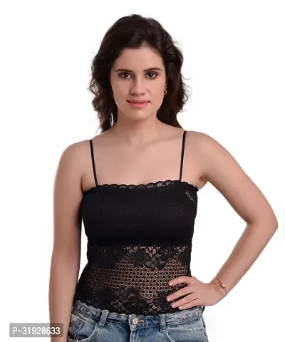 Stylish Black Cotton Blend Everyday Bra For Women-thumb0