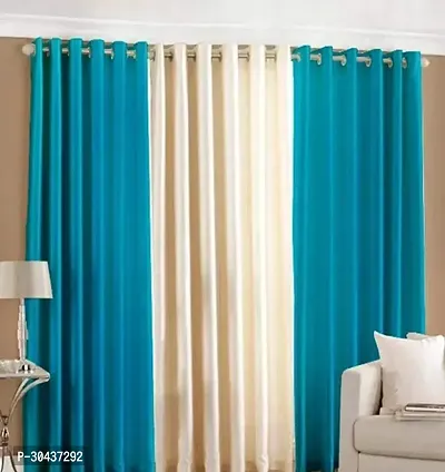 Stylish Polyester Window Curtain Pack of 3-thumb0