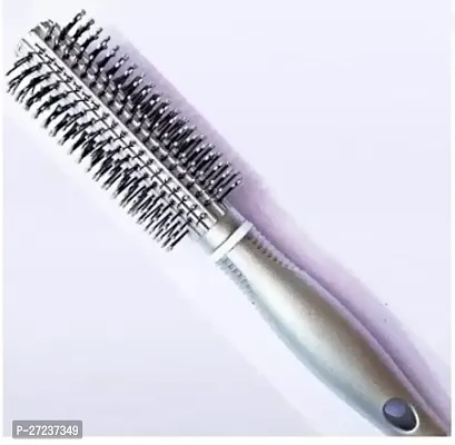 plastic Round Rolling Curling Comb Hair Brush For Men And Women-thumb0