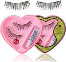 Classic Fake Eyelashes With Glue Pack Of 6 Pair-thumb2