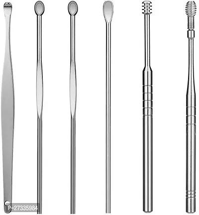 Classic 6 Pcs Ear Cleansing Tool Set Ear Curette Ear Wax Remover Tool-thumb2