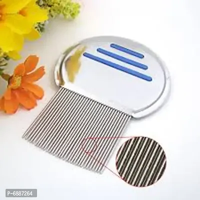 Stainless Steel Lice Treatment Comb for Head Lice Remover Lice Egg Removal Comb PACK OF 1-thumb0