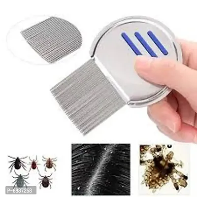 Stainless Steel Lice Treatment Comb for Head Lice Remover Lice Egg Removal Comb PACK OF 1-thumb2