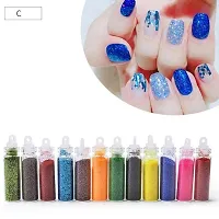 Transparent Artificial Nail 100 Pcs  WITH 5 NAIL ART PEN  6 NAIL GLITTER-thumb1