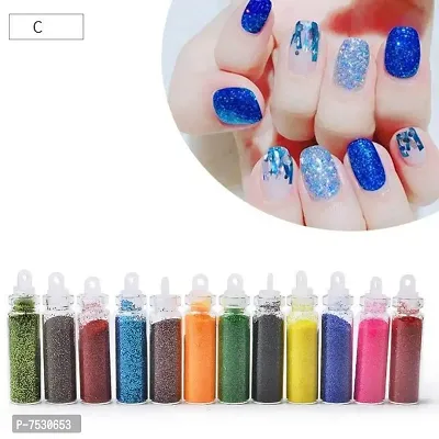 Transparent Artificial Nail 100 Pcs  WITH 5 NAIL ART PEN  6 NAIL GLITTER-thumb2