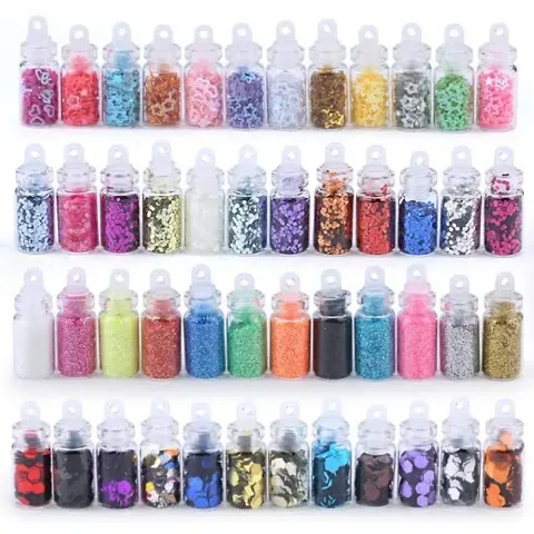 Mini Glitter & Sequin Bottles - J&J Crafts