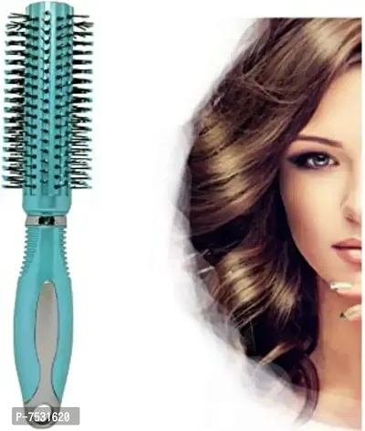 Round Roller Hair Comb  MULTICOLOR 1pcs