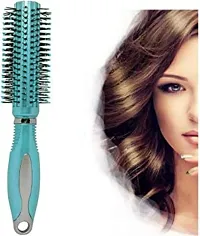 Round Roller Hair Comb Brush PACK OF 1  MULTICOLOR 1pcs-thumb2