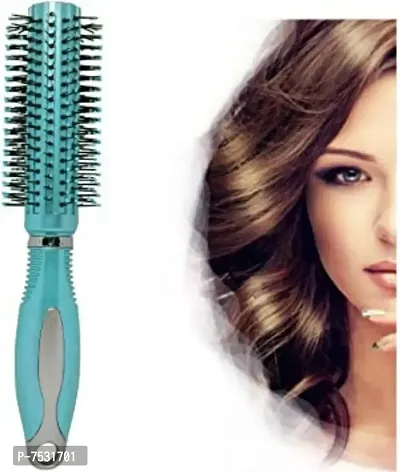 Round Roller Hair Comb Brush PACK OF 1  MULTICOLOR 1pcs-thumb3