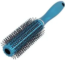 Round Roller Hair Comb Brush PACK OF 1 MULTICOLOR 1pcs-thumb1