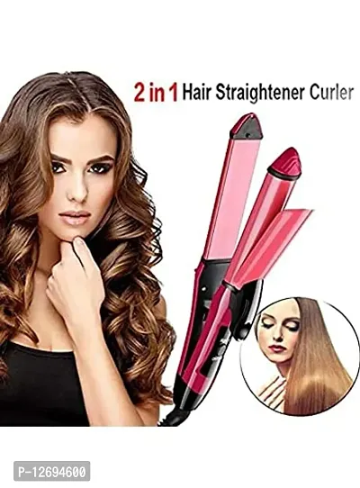 2 In 1 Hair Straightener And Curler, Professi-thumb2