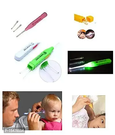 Ear Pick Earwax with LED Light Cleaning and Removal Tool (Multicolour) Pack of 1-thumb3