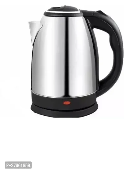 Electric Kettle with Stainless Steel Body, 1.5 litre, used for boiling Water, making tea and coffee, instant noodles, soup etc PACK OF 1