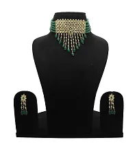 VIVA VIRAL Multi Colour Gold Plated Alloy Traditional long Chic Set Gold Plated Necklace Set-thumb3