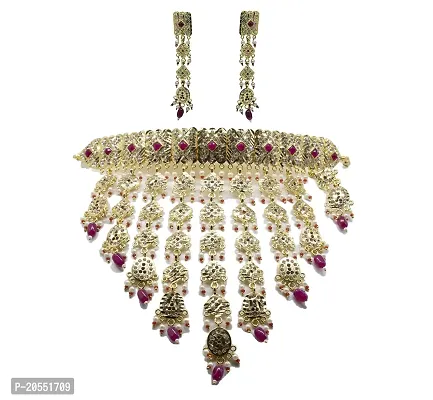 VIVA VIRAL Designer Bridal Dulhan Wedding  Engagement Necklace Set For Women  Girls