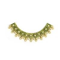 VIVA VIRAL Glorious kundan Gold plated Wedding Jewellery choker set for Woman  Girls-thumb3
