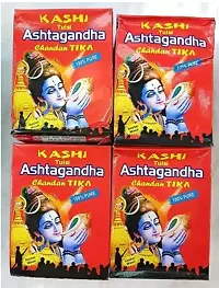 Kashi Tulsi Ashtagandha Kumkum Tilak Pure Chandan Powder Set of 4 in 500 Gram-thumb2