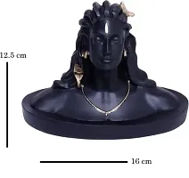 Black Adiyogi Shiva Statue for Home Decor-thumb1