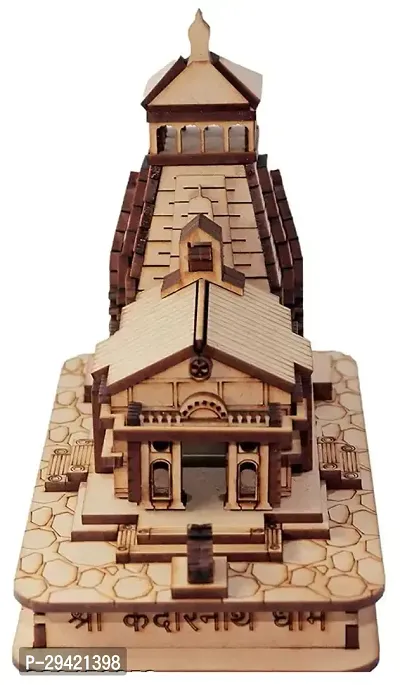 Wooden Replica of Kedarnath Temple Decorative Showpiece-thumb2