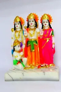 Marble Lord Ram ,Sita  Laxman And Hanuman Idol Decorative Religious Showpiece And Figurine for Home-thumb1