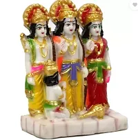 Marble Lord Ram ,Sita  Laxman And Hanuman Idol Decorative Religious Showpiece And Figurine for Home-thumb1