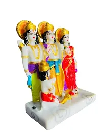 Marble Lord Ram ,Sita  Laxman And Hanuman Idol Decorative Religious Showpiece And Figurine for Home-thumb1