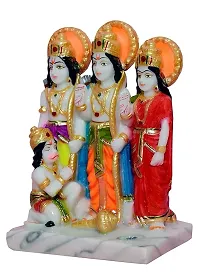 Marble Lord Ram ,Sita  Laxman And Hanuman Idol Decorative Religious Showpiece And Figurine for Home-thumb3