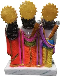 Ram Darbar Murti - Lord Ram Sita Laxman and Hanuman Statue Decorative Religious Showpiece And Figurine for Home-thumb3