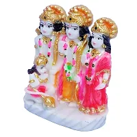 Ram Darbar Murti - Lord Ram Sita Laxman and Hanuman Statue Decorative Religious Showpiece And Figurine for Home-thumb2