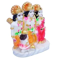 Ram Darbar Murti - Lord Ram Sita Laxman and Hanuman Statue Decorative Religious Showpiece And Figurine for Home-thumb3