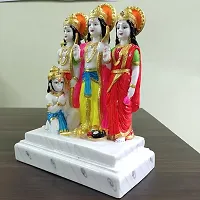 Ram Darbar Murti - Lord Ram Sita Laxman and Hanuman Statue Decorative Religious Showpiece And Figurine for Home-thumb3