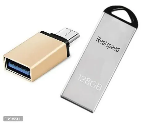 128GB Pendrive PENDRIVE WITH TYEP C OTG FREE-thumb0