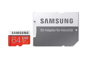 Samsung  64GB memory card evo with adapter-thumb1