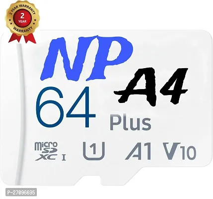 NP 64 GB MicroSD Class 10 130 MB/s Memory Card  (With Adapter)-thumb0