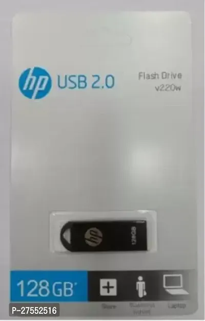 HP V220WGB 128 GB Pen Drive  (Silver)