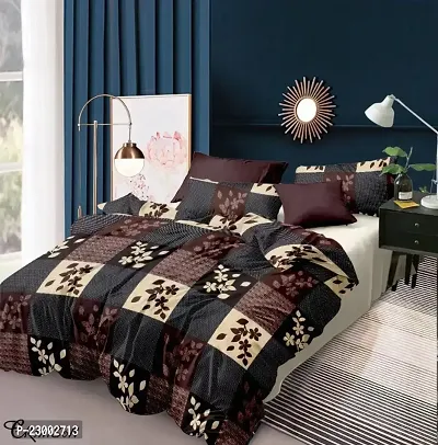 3D Microfiber Bedsheet With 2 Pillowcover-thumb0