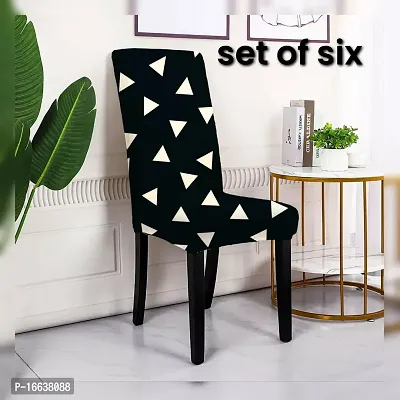 BLACK COLOURED  ELASTIC CHAIR COVER-thumb2