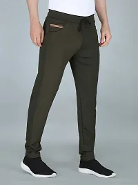 Classic Polyester Spandex Regular Track Pants-thumb2